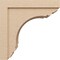 Ekena Millwork 11"W x 22"D x 22"H Classic Warren Rough Cedar Woodgrain TimberThane Corbel, Primed Tan CORUR11X22X22WARRCPR - alternate 4
